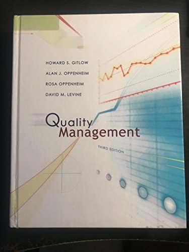 Imagen de archivo de Quality Management, 3rd Edition a la venta por BombBooks