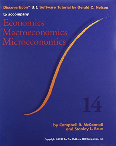 Imagen de archivo de Discoverecon 3.1 Software Tutorial by Gerald C. Nelson to Accompany Economics, Macroeconomics, Microeconomics a la venta por UHR Books