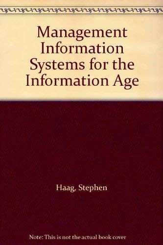 Imagen de archivo de Management Information Systems for the Information Age a la venta por Hawking Books