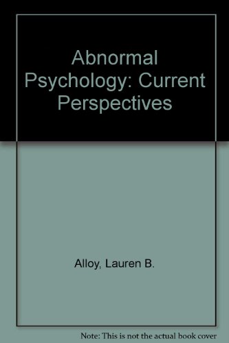 9780073988696: Abnormal Psychology: Current Perspectives