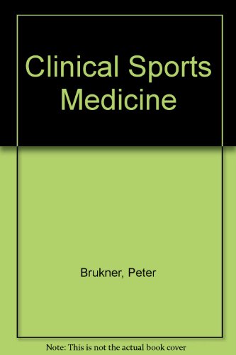 Stock image for Clinical Sports Medicine for sale by HPB-Red
