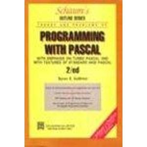 Imagen de archivo de Theory And Problems Of Programming With Pascal a la venta por dsmbooks