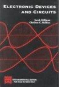 9780074622438: Electronic Devices and Circuits [Mass Market Paperback] [Jan 01, 1968] Jacob Millman and Christos C. Halkias
