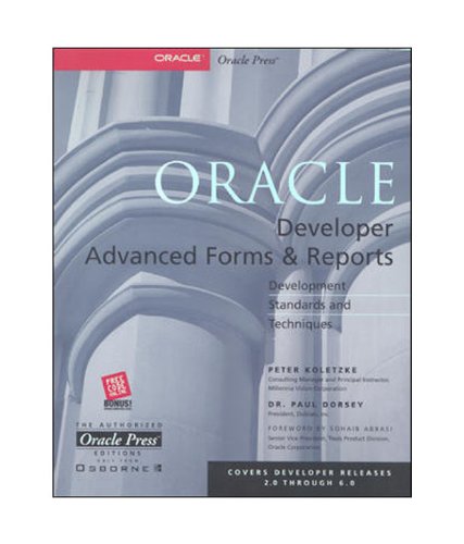 Beispielbild fr Oracle Developer Advanced Forms & Reports zum Verkauf von ThriftBooks-Dallas