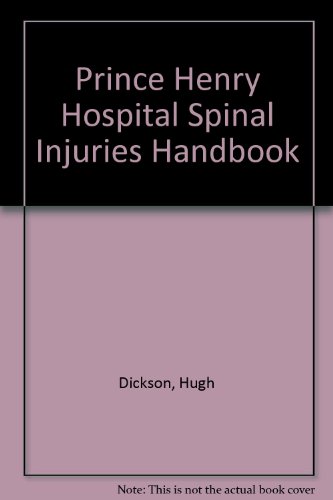 Beispielbild fr Spinal Injuries Handbook zum Verkauf von Romtrade Corp.