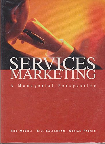 Imagen de archivo de Service Marketing: a managerial perspective a la venta por Book Express (NZ)