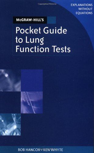 9780074709795: Pocket Guide to Lung Function Tests