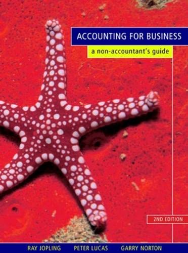 Accounting for Business: A Non-accountant's Guide (9780074712320) by Ray Jopling