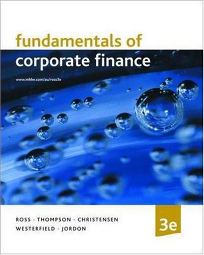 9780074713082: Fundamentals of Corporate Finance