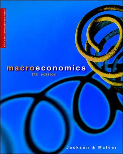Macroeconomics (9780074713235) by John H. Jackson; Ron McIver