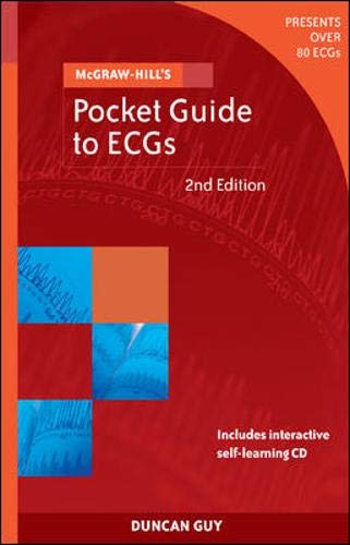 McGraw-Hill's Pocket Guide to ECGs (9780074715543) by Guy, Duncan