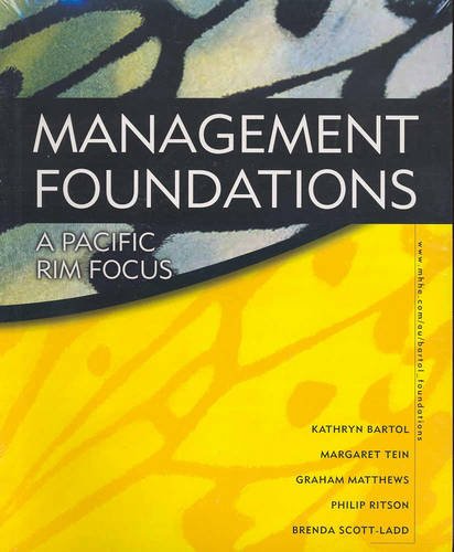 Stock image for Management Foundations: A Pacific Rim Focus for sale by medimops