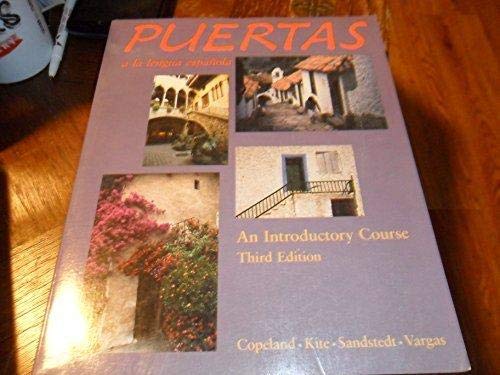 Imagen de archivo de Puertas a la lengua espanola: An Introductory Course a la venta por Wonder Book