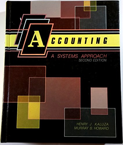 9780075489542: Accounting: A Systems Approach