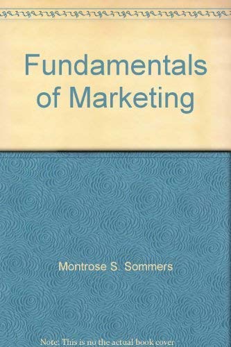 Beispielbild fr Fundamentals of Marketing zum Verkauf von Better World Books