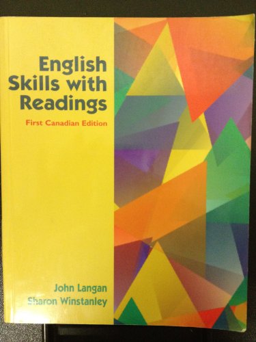 Stock image for English Skills with Readings 1st Canadian Edition for sale by Textbook Pro