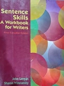 Stock image for Sentence Skills: A Workbook for Writers Langan, John and Winstanley, Sharon for sale by Aragon Books Canada