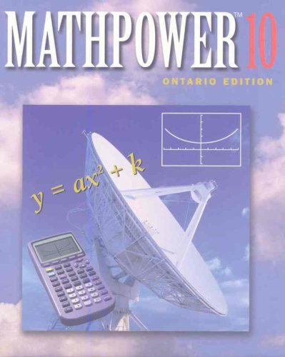 Beispielbild fr MATHPOWER 10 Ontario Edition zum Verkauf von ThriftBooks-Atlanta
