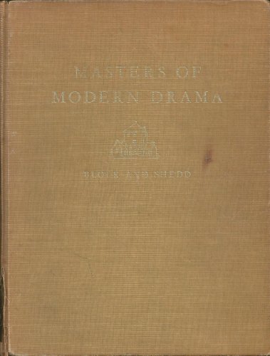 Stock image for Masters of Modern Drama for sale by Better World Books