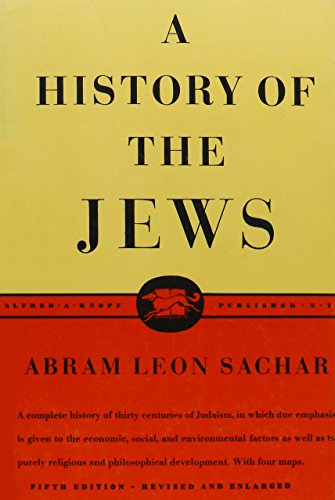 Beispielbild fr History of the Jews zum Verkauf von Wonder Book