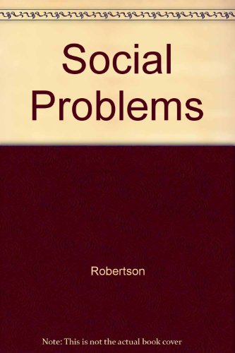 Stock image for Social Problems for sale by dsmbooks