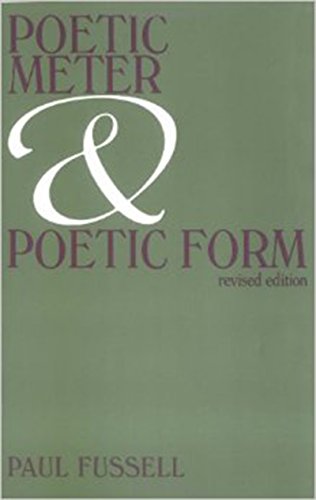 Imagen de archivo de Poetic Meter and Poetic Form a la venta por Ergodebooks