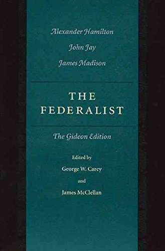 9780075536444: Federalist: A Commentary on the Constitution of the United States from the Original Text of Alexander Hamilton, John Jay, and James Madison