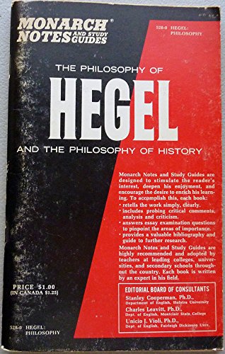 9780075536550: Philosophy of Hegel (Modern Library College Editions Ser.)