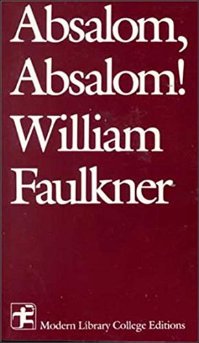 Beispielbild für Absalom, Absalom! (Modern Library College Editions) zum Verkauf von Wonder Book