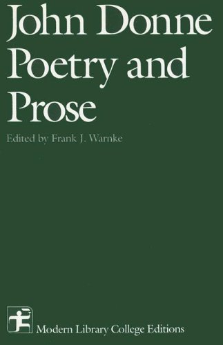 Stock image for John Donne : Poetry and Prose for sale by Better World Books
