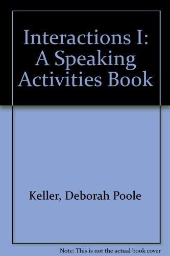 Stock image for Interactions I: A Speaking Activities Book for sale by Books Puddle