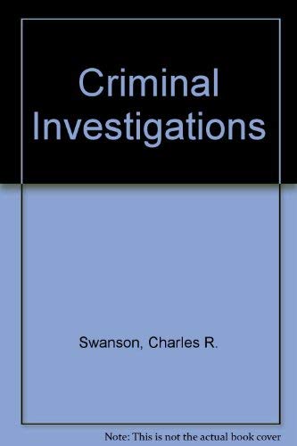 Imagen de archivo de Criminal Investigation a la venta por Top Notch Books