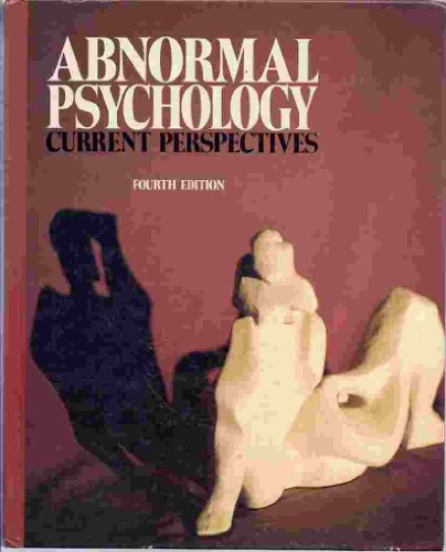 9780075544494: Abnormal Psychology: Current Perspectives