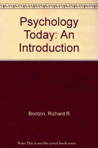Stock image for Psychology Today : An Introduction for sale by Victoria Bookshop