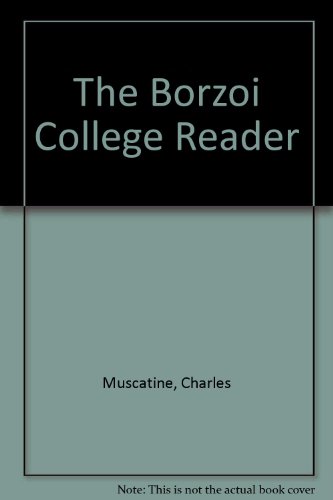 Imagen de archivo de The Borzoi College Reader a la venta por SecondSale