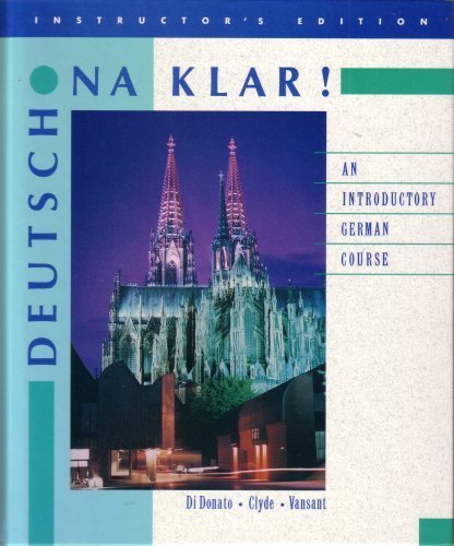 Beispielbild fr Deutsch Na Klar: An Introductory Course (English and German Edition) zum Verkauf von Wonder Book