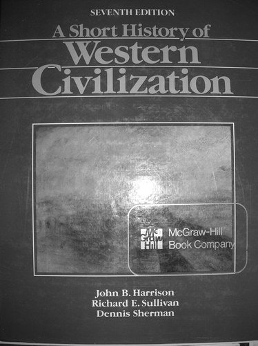 Beispielbild fr A Short History of Western Civilization zum Verkauf von HPB-Red