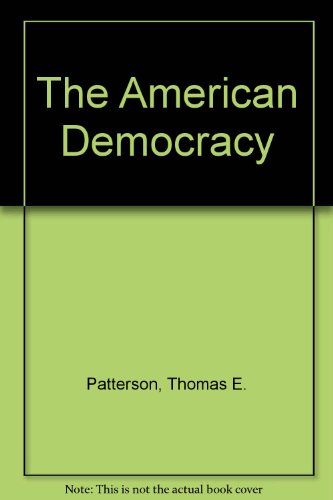 Imagen de archivo de The American Democracy a la venta por Skelly Fine Books