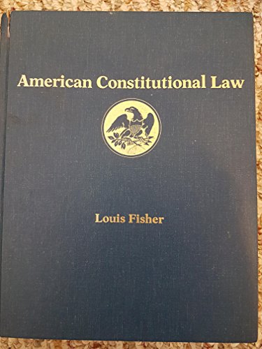 Imagen de archivo de American Constitutional Law a la venta por Wonder Book