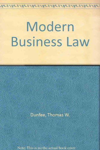 9780075572114: Modern Business Law