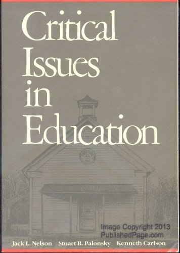 Imagen de archivo de Critical Issues in Education a la venta por Better World Books