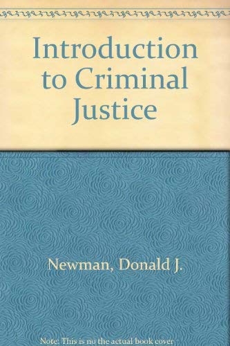 9780075572749: Introduction to Criminal Justice