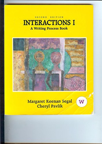 Imagen de archivo de Interactions 1 A Writing Process Book a la venta por SecondSale