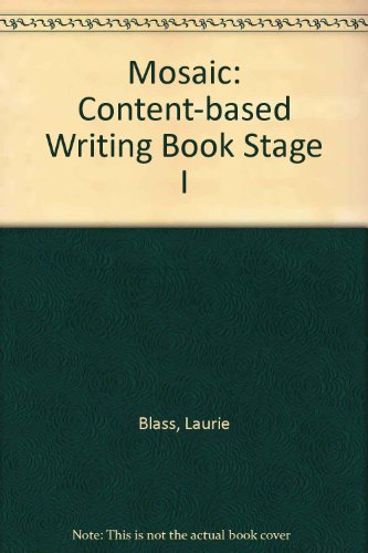 Beispielbild fr Mosaic I: A Content-Based Writing Book zum Verkauf von Anderson Book