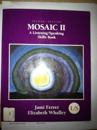 Stock image for Mosaic II: A Listening/Speaking Skills Book for sale by Anderson Book