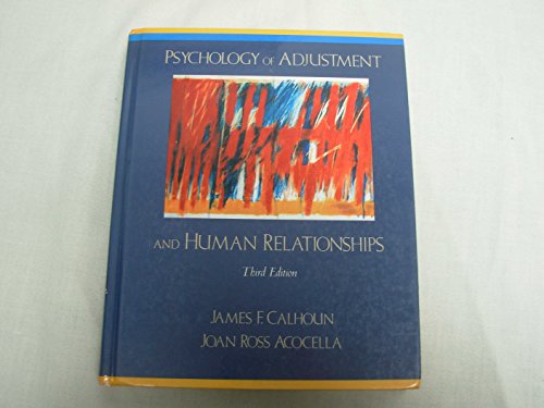 Stock image for Psychology of Adjustment and Human Relationships for sale by ThriftBooks-Atlanta