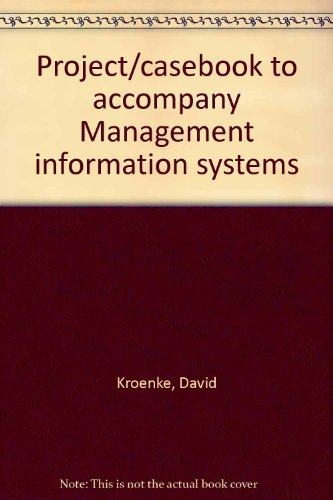 Stock image for Project/casebook to accompany Management information systems for sale by dsmbooks