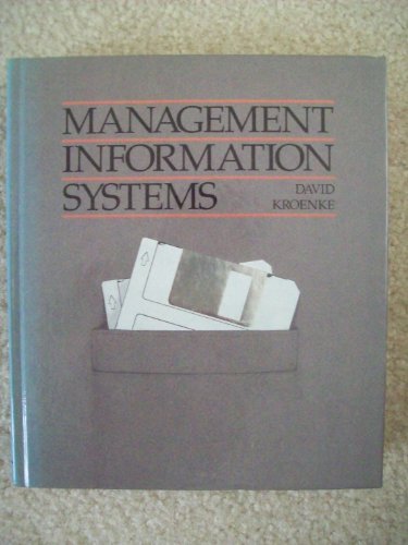 Beispielbild fr Management Information Systems zum Verkauf von Wonder Book