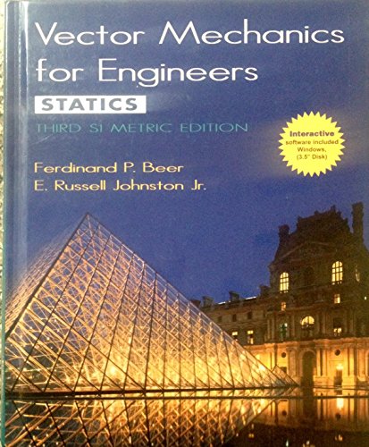 Beispielbild fr Vector Mechanics for Engineers: Statics (SI): Statics zum Verkauf von Wonder Book