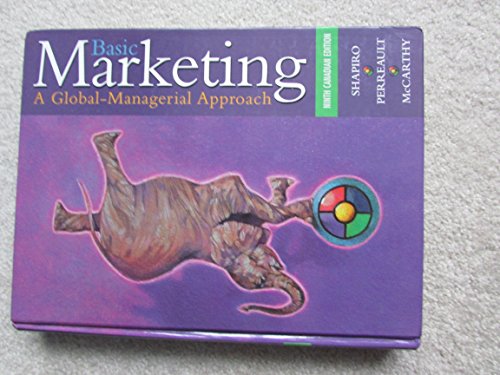 Beispielbild fr Basic Marketing : A Global-Managerial Approach zum Verkauf von Better World Books